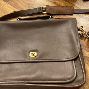 Genuine leather Coach bag